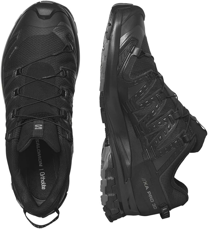 Salomon Men'S Xa Pro 3D V9 Gore-Tex Sneaker, Black/Phantom/Pewter, 9 Wide image number 1