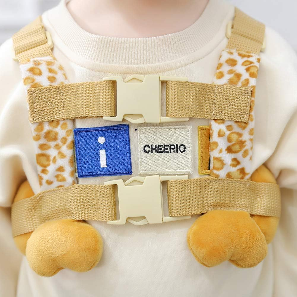 Berhapy 2 in 1 Monkey Toddler Safety Harness Backpack Children'S Walking Leash Strap (Giraffe) image number 2
