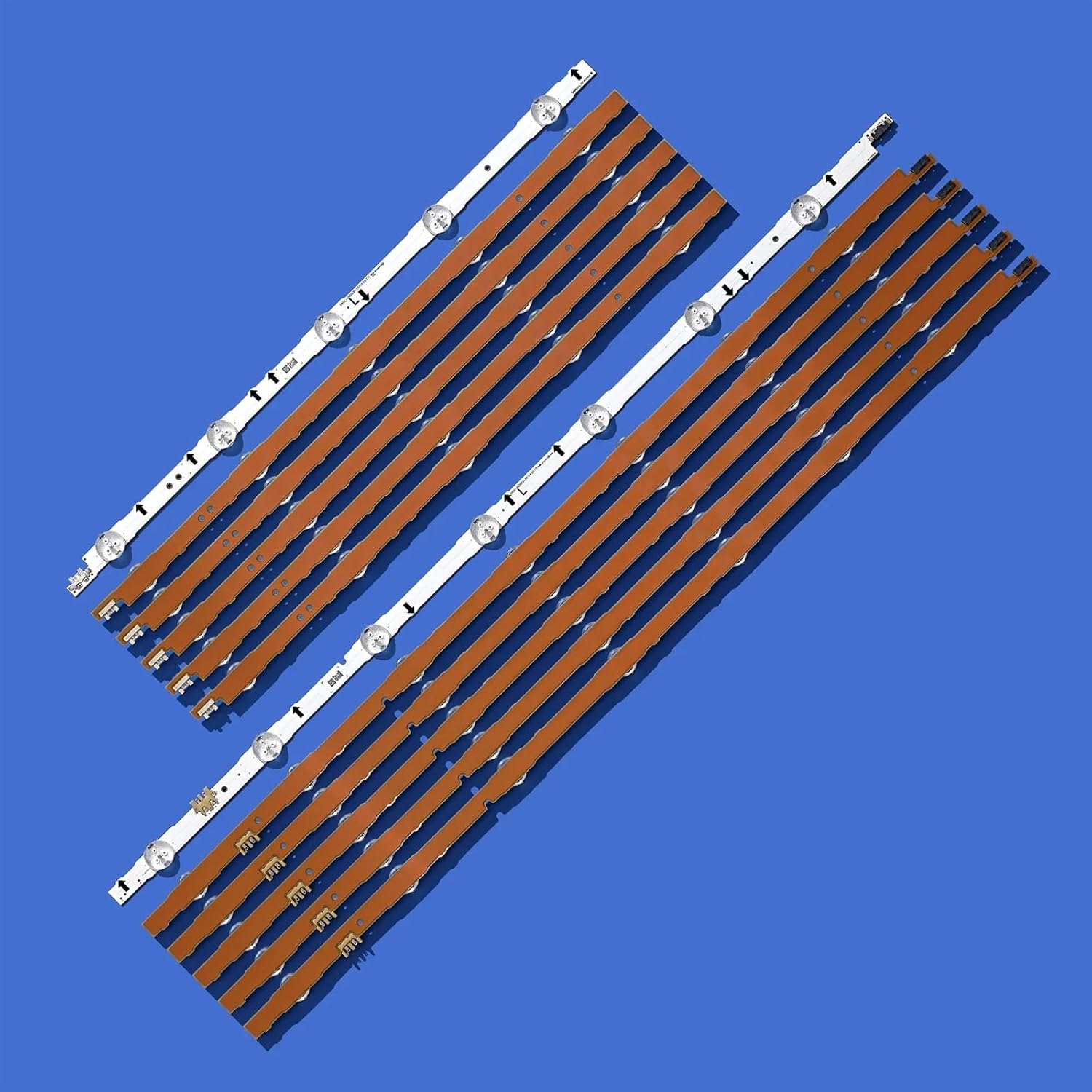 VOLDO LED Backlight Strip Fit for Samsung D4GE-550DCA-R3 D4GE-550DCB-R3 BN96-30431A BN96-30432A UE55H5500 UE55J5670 UE55H635 UE55H6300 image number 5