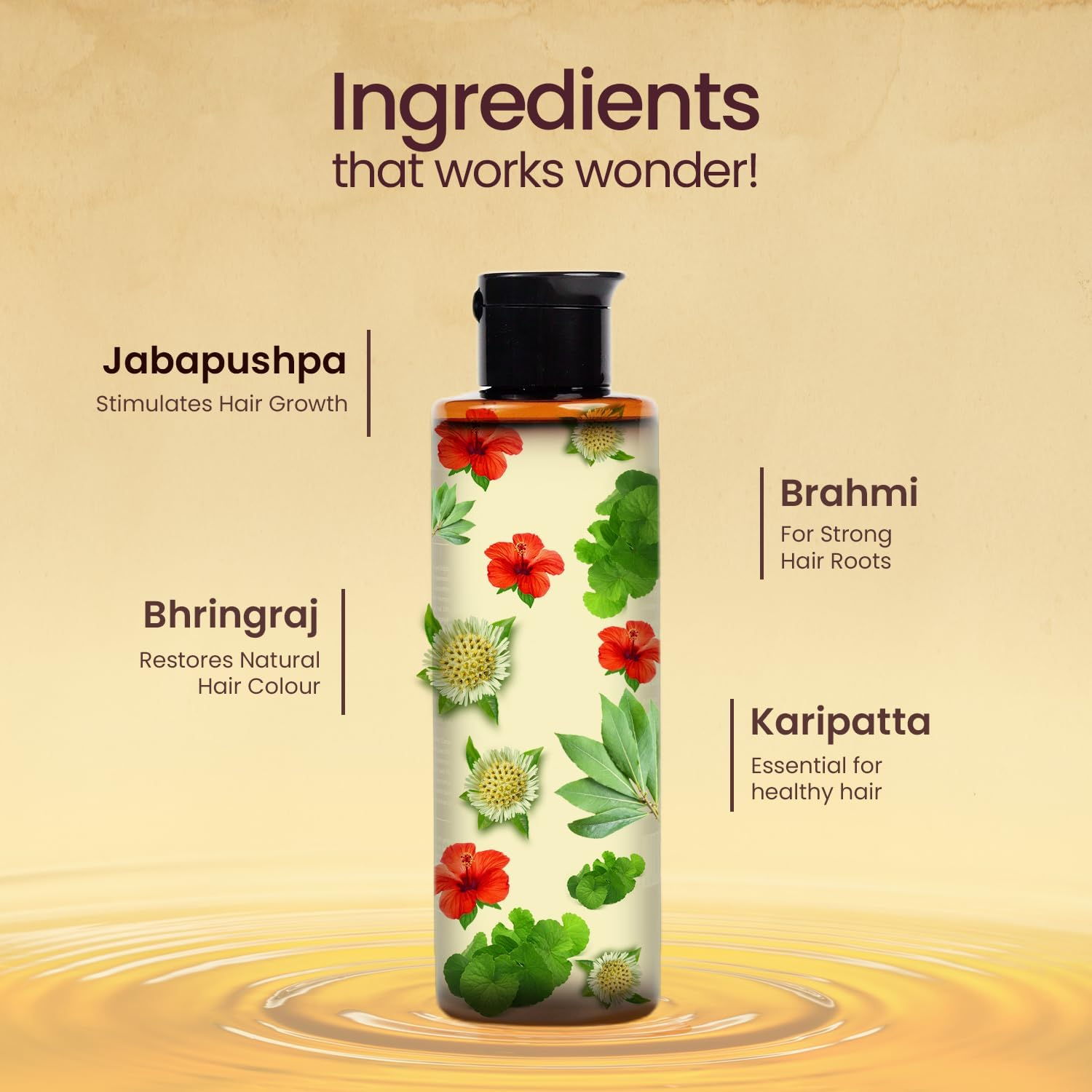 Mother Sparsh 30 Herbs Natural Hair Oil, 200 Ml image number 3