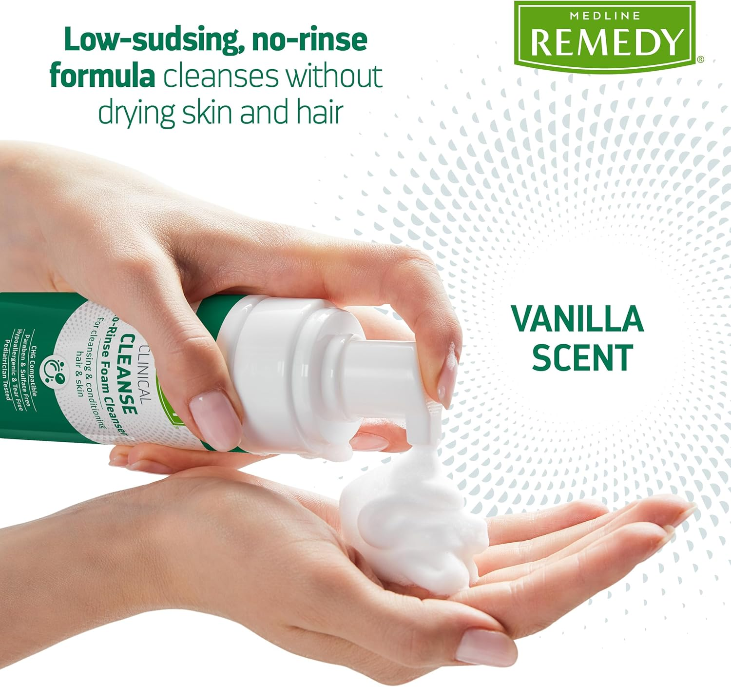 Medline Remedy Phytoplex Hydrating Cleansing Foam, 8 Fluid Ounce image number 5