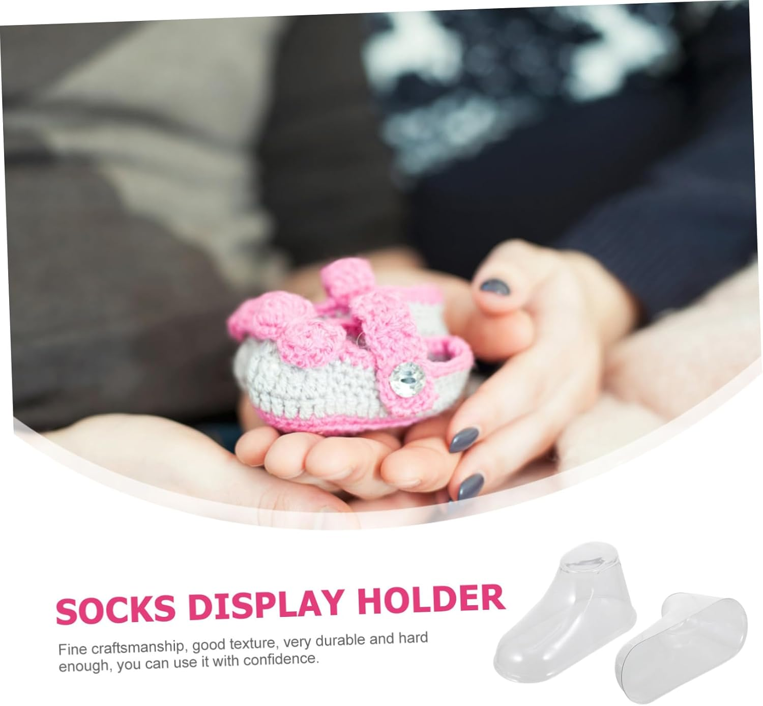 40Pcs Boy Girl Shoe Display Stands Feet Socks Display Holders for Shoe Store Shelf