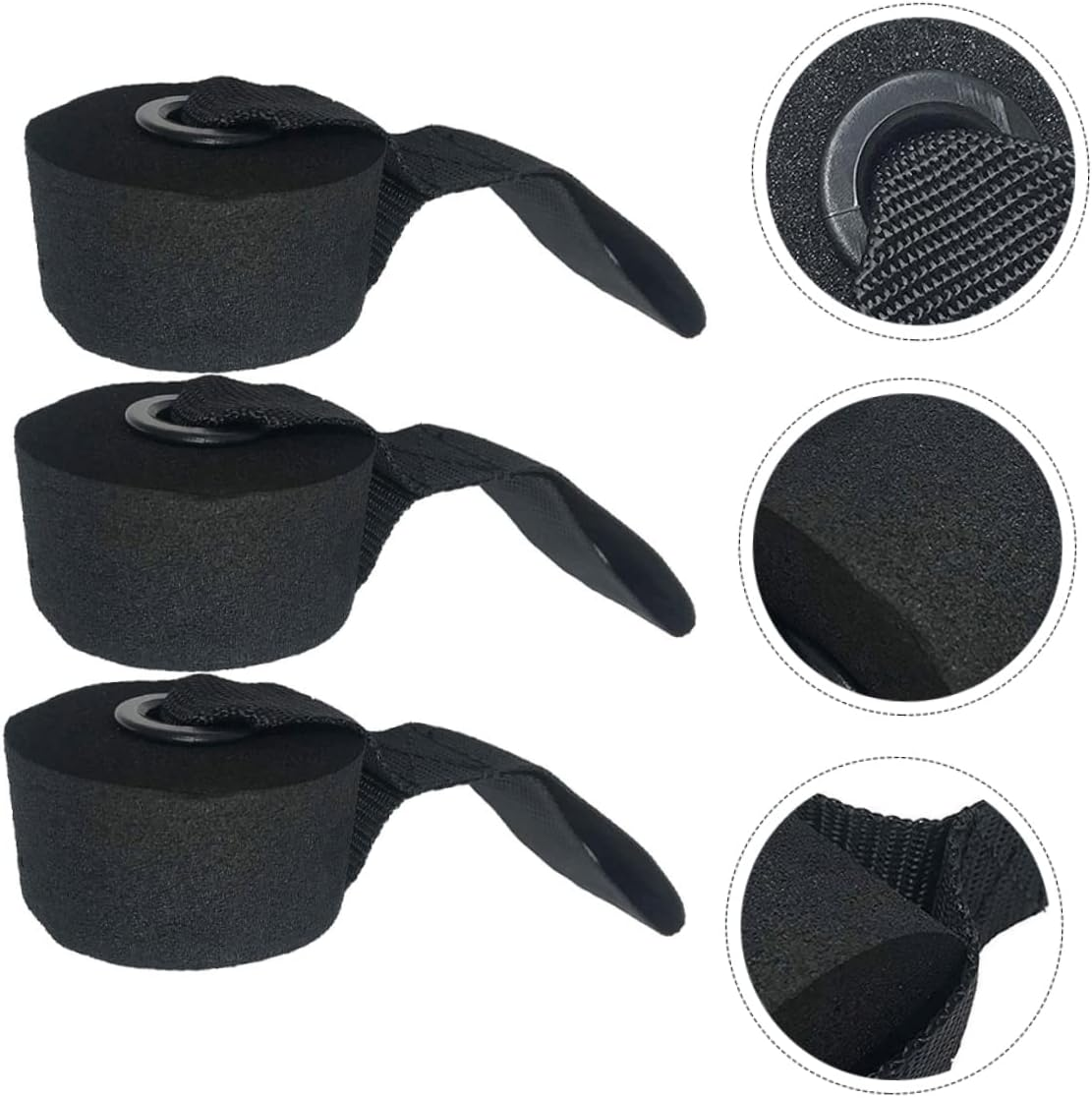 Ifundom 3Pcs Resistance Band Door Anchor Home Fitness Workout Strap Anchor Elastic Training Strap for Resistance Bands Exercise