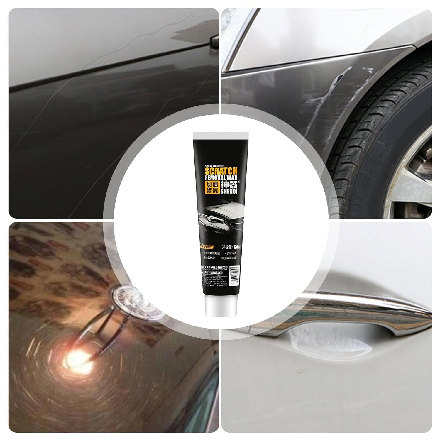 Car Scratch Repair | Paint Restorer Repair Scratches,Vehicle Scratches Repair Wax, 120ML, Car Scratch Remover for Various Car Paint image number 3