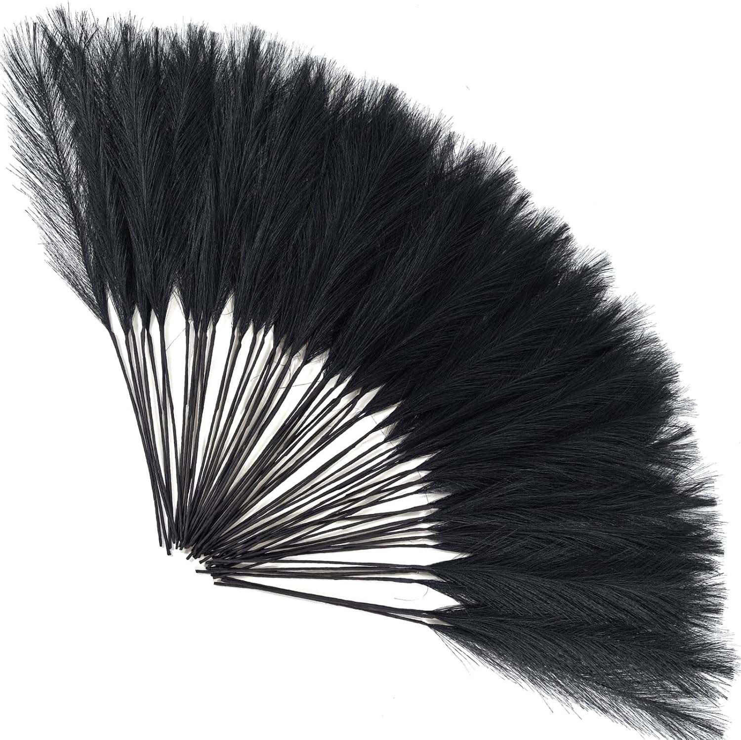 Lenamos 60Pcs Faux Pampas Grass Decor, 21.6"/55Cm Artificial Pompous Grass Floral Fake Pompas Grass Branches Vase Filler Flower Arrangement for Home Wedding Boho Decor (White & Blush & Pink)