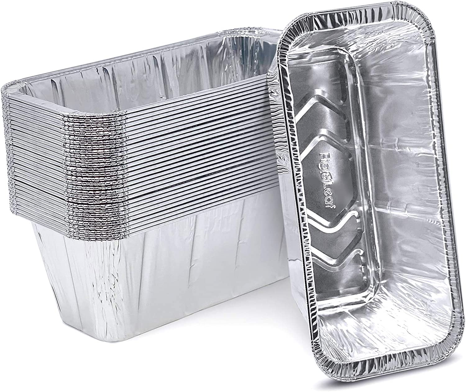 Fig & Leaf (30 Pack) Blackstone Grills Compatible Drip Pans for 36 and 28 Inch Griddle L Size 8" X 3.7" X 3" L Rear Grease Cup Liners L 28 Gauge Disposable Aluminum Foil image number 4