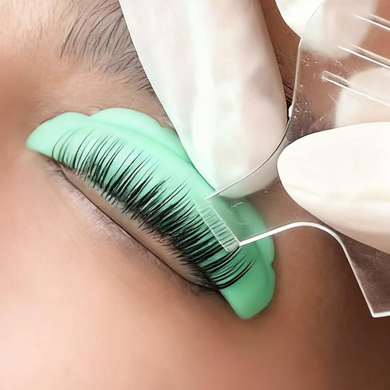 Koceci 80 PCS Lash Lift Pads, 5 Size Eyelash Curler Pads, Reusable Eyelash Lift Tools Silicone Lash Pad for Lashes Perm Kit (4 Colors) image number 6