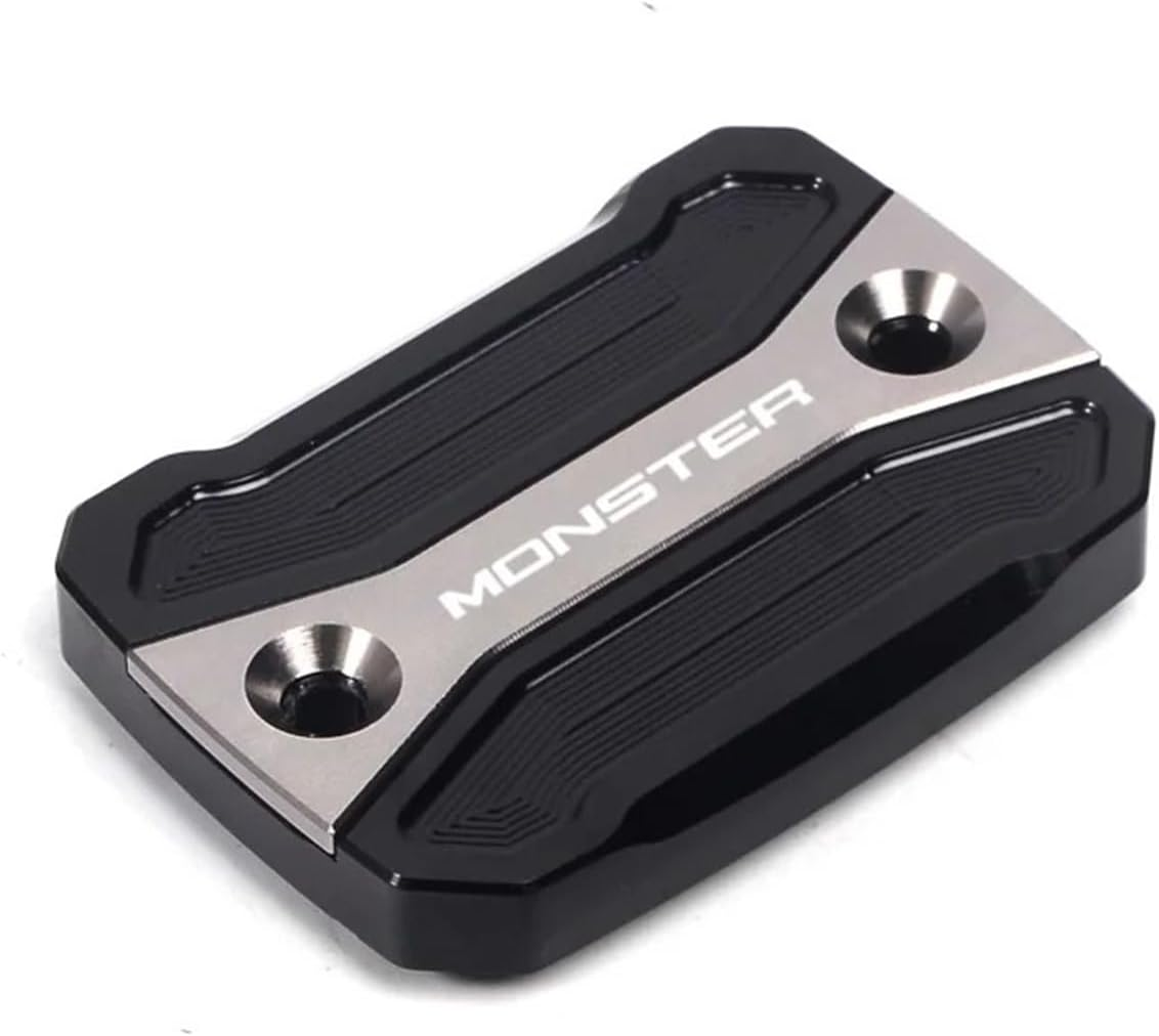 KJJKMJHU Fit for Ducati Monster 821 796 795 696 695 Motorcycle Accessories Front Clutch Brake Fluid Reservoir Cap Oil Filler Cover MONSTER(1 Piece-Red)