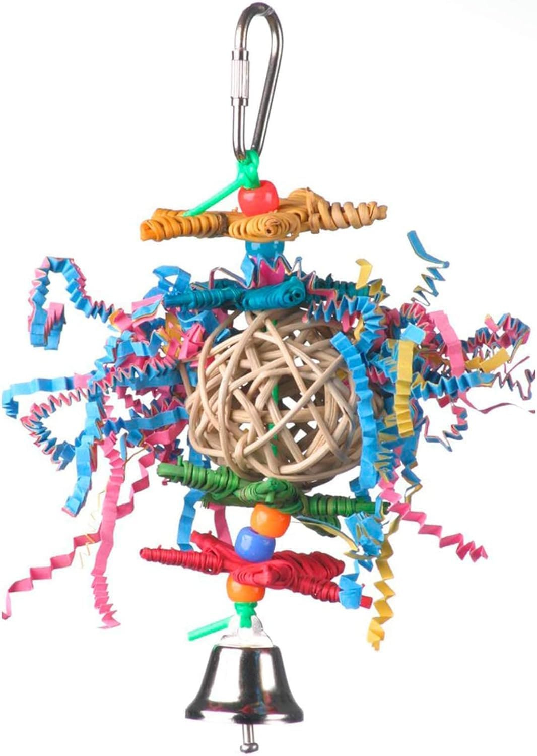 Yuanholumid 10 Pack Silver Parrot Toy Hook Stainless Steel Parts Heavy Duty Metal Hooks Suitable for Most Bird or Small Animal Hanging Toys Parrot Bird Toy Hooks Metal Stainless Steel Parts DIY Bulk image number 1