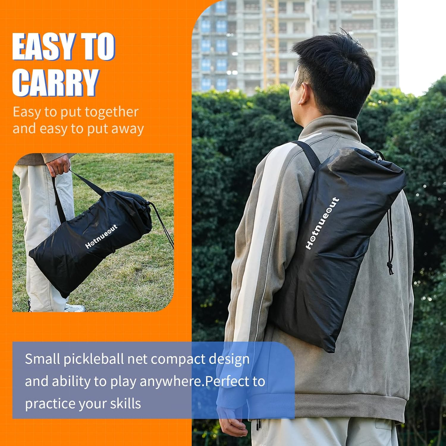 Small Mini Pickleball Net 5FT Portable Game Pickleball Practice Net for Driveway, Outdoor Indoor Pickle Ball Equipment Dink Training Aid image number 1