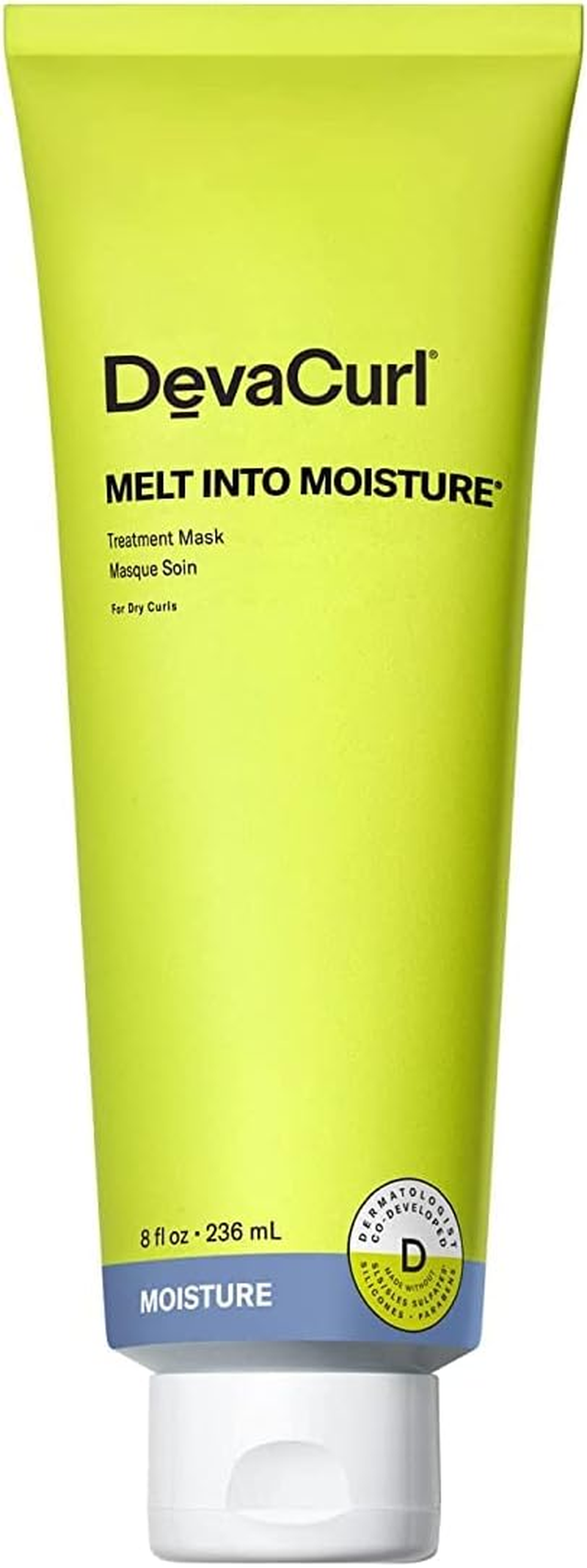 Devacurl Melt into Moisture Treatment Mask, Green Oasis, 17.75 Fl. Oz. image number 3