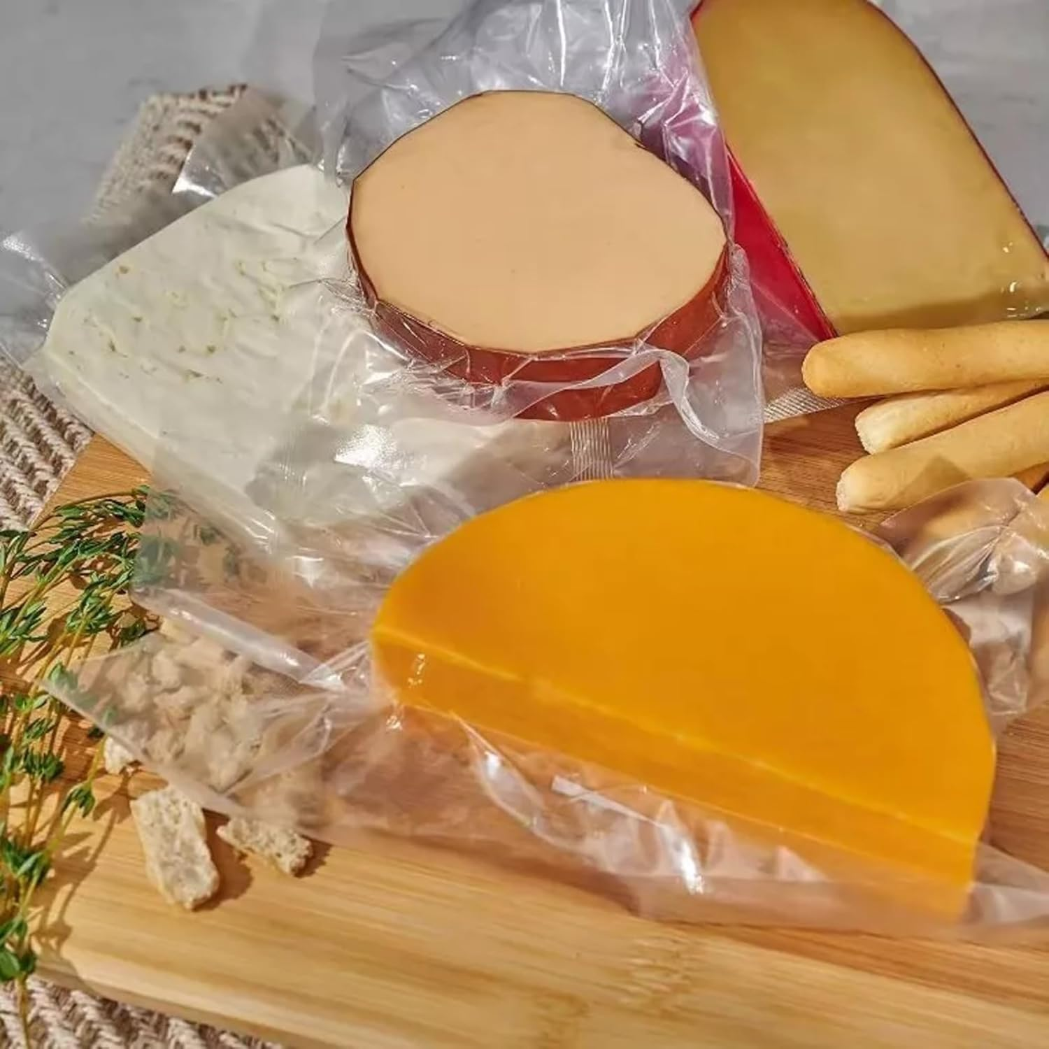 Salesbay 100X Vacuum Sealer Bags Pre-Cut Food Storage Saver Heat Seal Cryovac image number 3