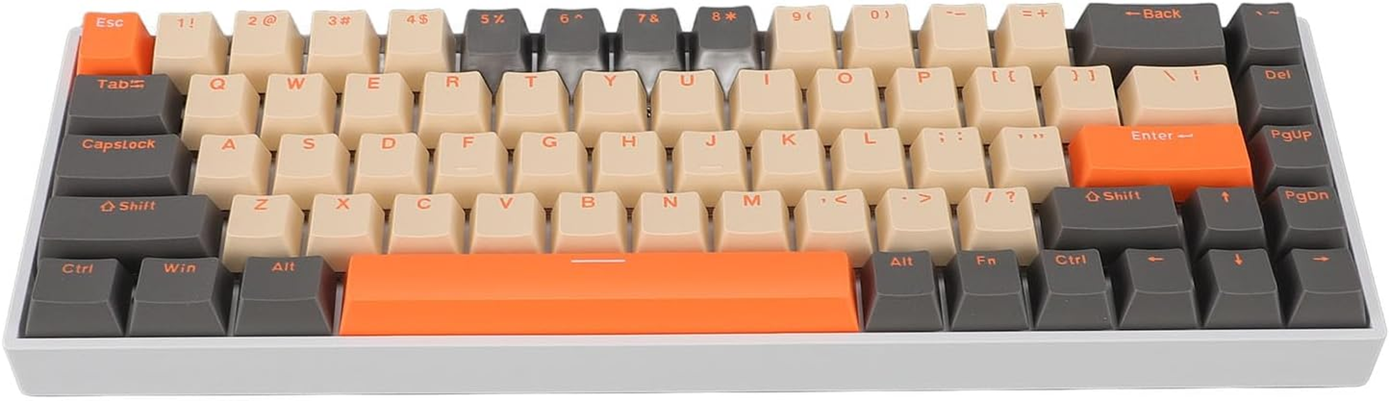 60% Mechanical Gaming Keyboard, 68 Keys Wired RGB Backlit Keyboard with Blue Switch, Ergonomic Portable Computer Keypad for Wins PC Laptop image number 4