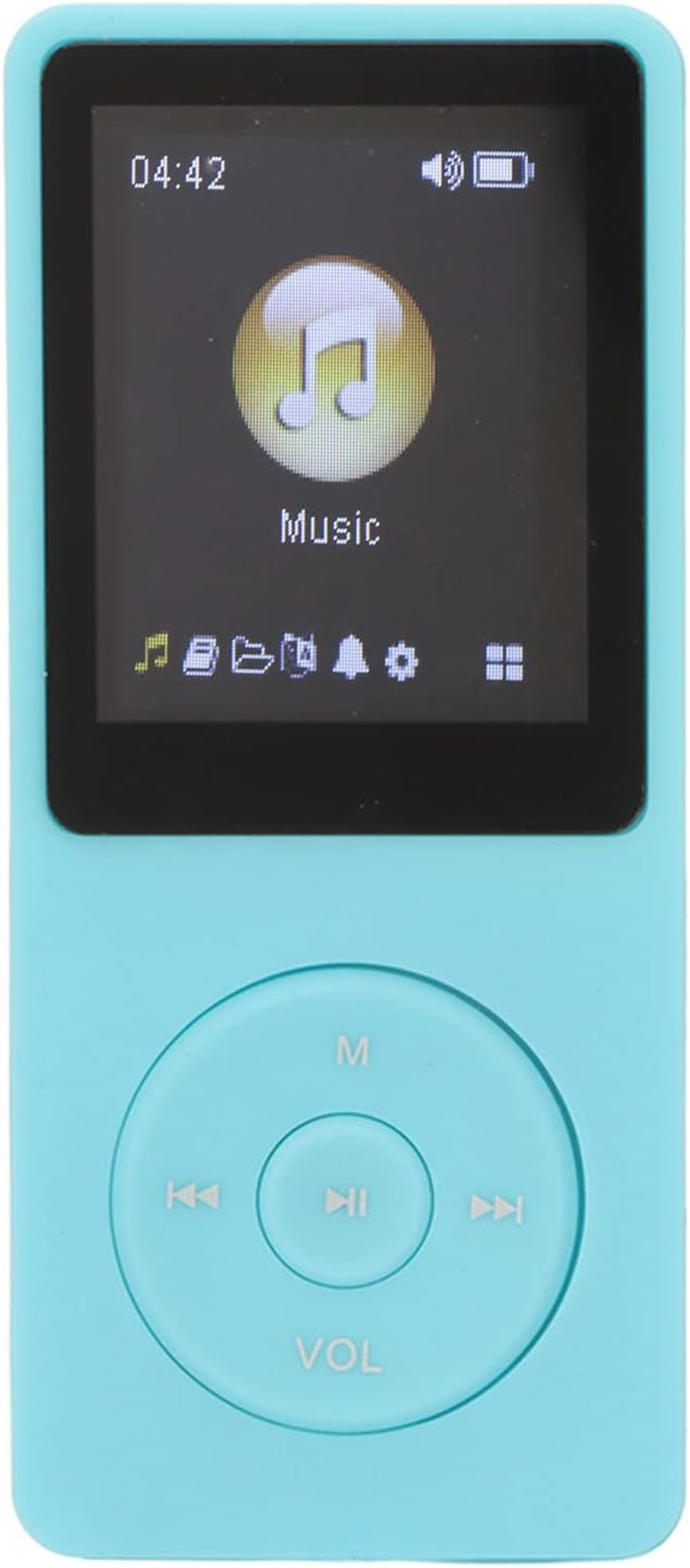 Mp3 Player MP4 Player, Ultra Thin 1.8 Inch LCD Portable Lossless Mp3 Music Player with HD Speaker, FM Radio, Voice Recorder and E Book, MP4 Player with Earphone for Kids Adults (Blue) image number 2