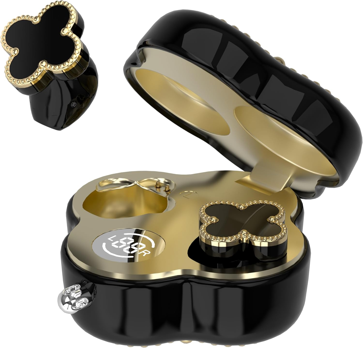 Women'S Wireless Earbuds Bluetooth in Ear Buds Light Weight Headphone, Noise Reduction, Fashionable Sports Earrings, Earrings and Headphones. Two Uses in One，Ports & Workouts for Women Gifts