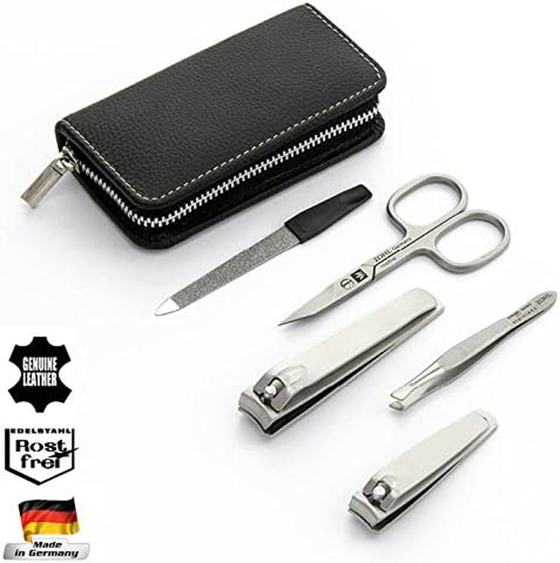ZOHL Germany Nail Clippers Leather Set 5 Pc Manicure Set (ZO1415) image number 1
