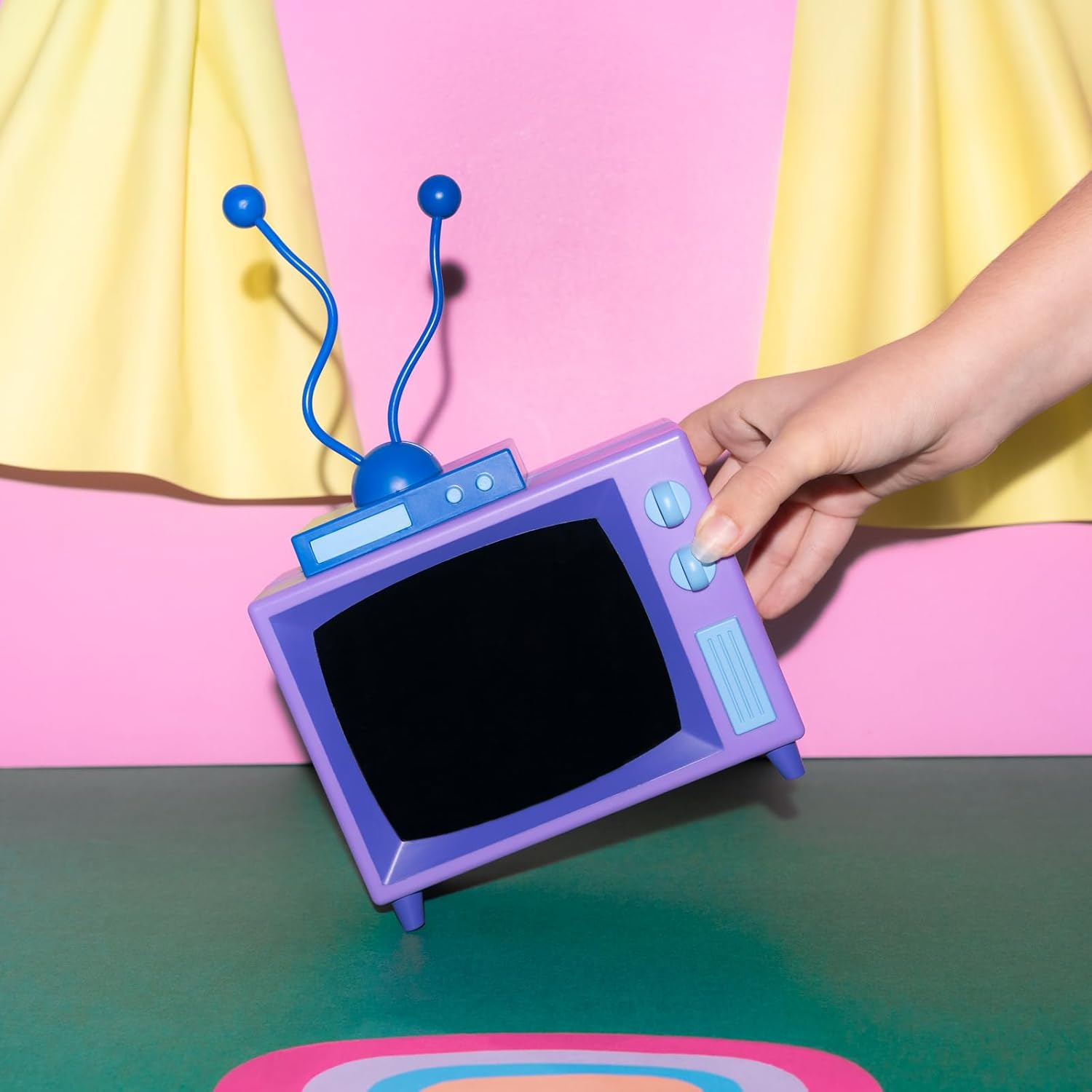 Grupo Erik Battery Lamp - the Simpsons Gifts | Desk Lamp Table, Mood Light, Gaming Light | the Simpsons Figures - TV with Bendable Antennas, Cool Room Decor image number 6