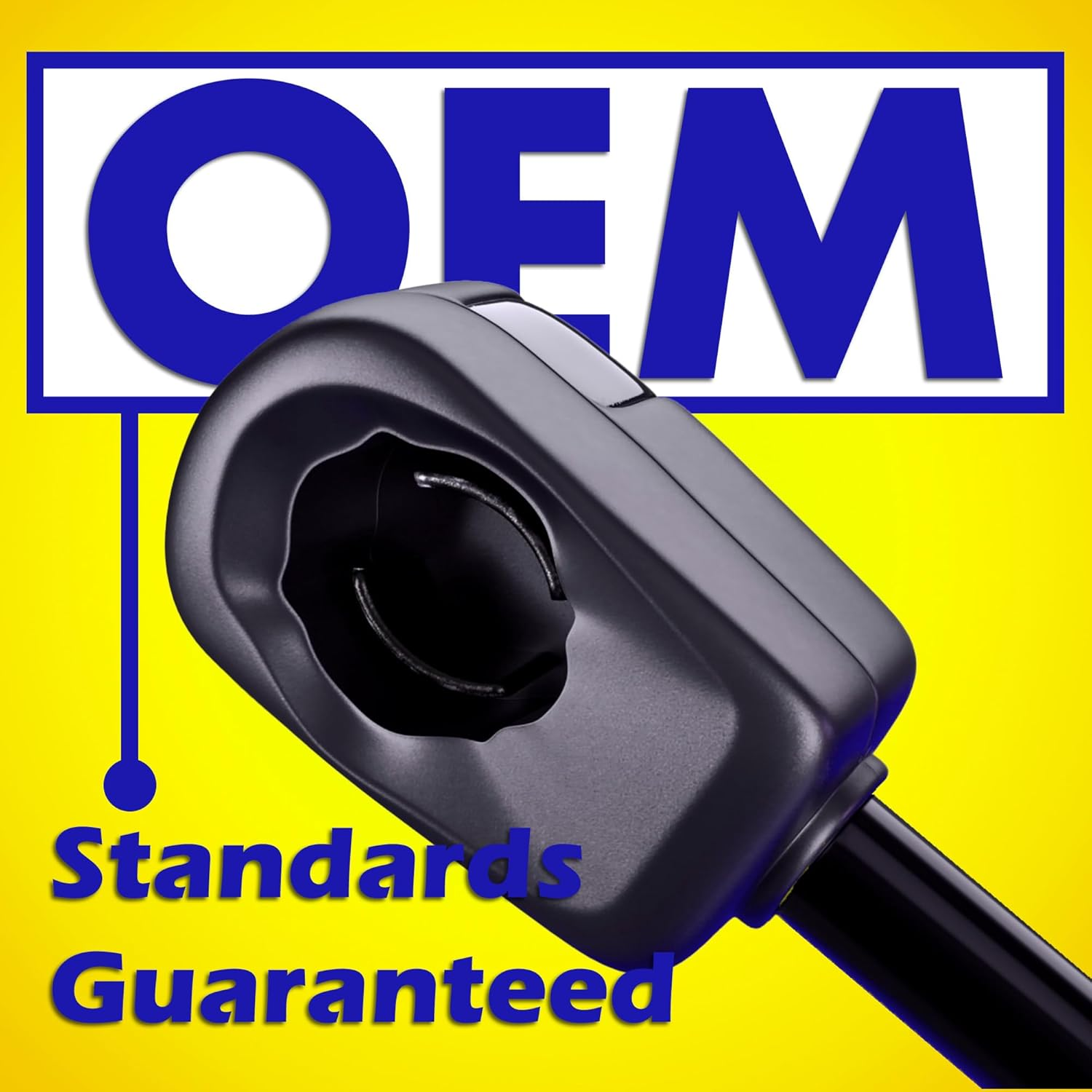 2 Pieces (Set) Tuff Support Rear Hatch Trunk Lift Supports 2012 to 2017 Hyundai Veloster image number 1