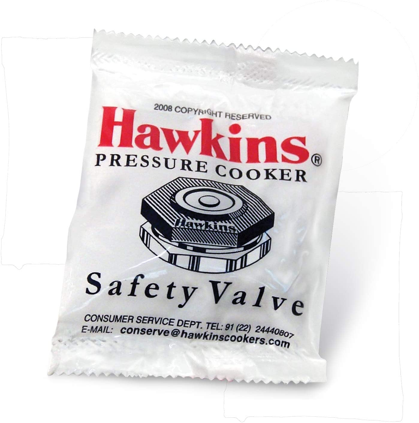 Hawkins Pressure Cooker Safety Valve Small Silver image number 5