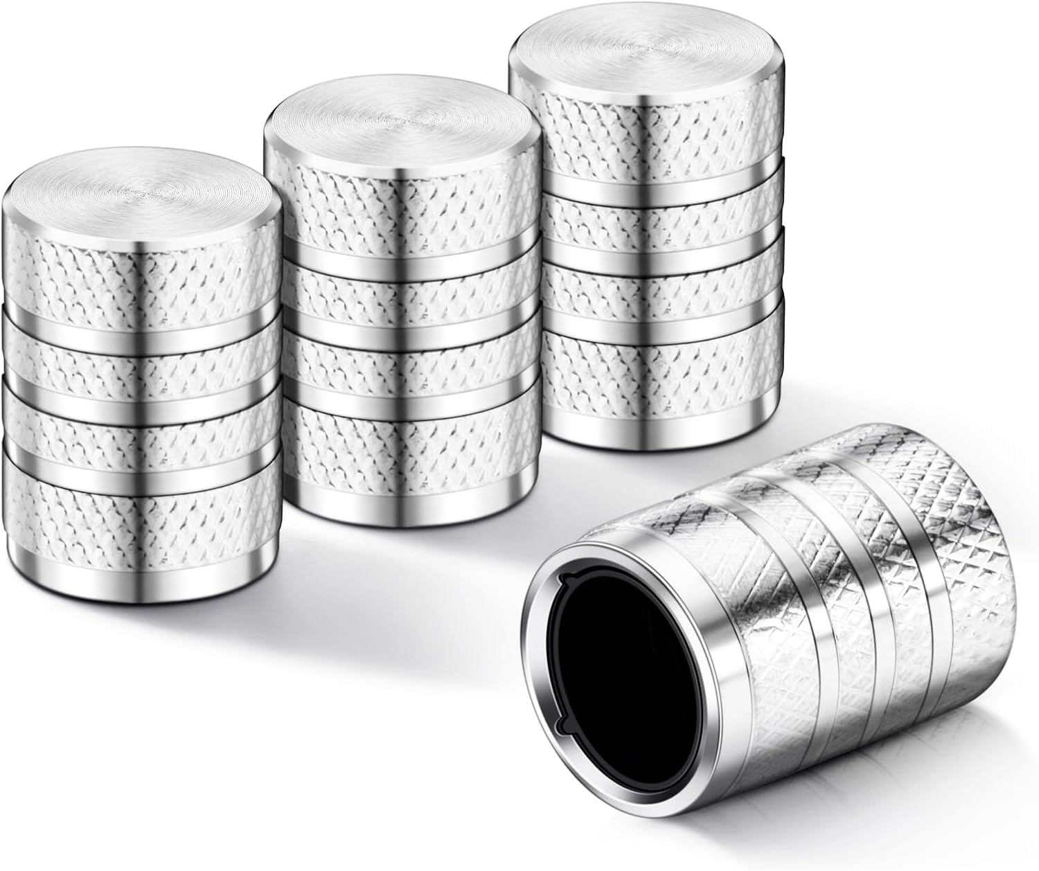 HZJD Tire Valve Stem Caps, Pink(4 Pack) - Pink image number 3