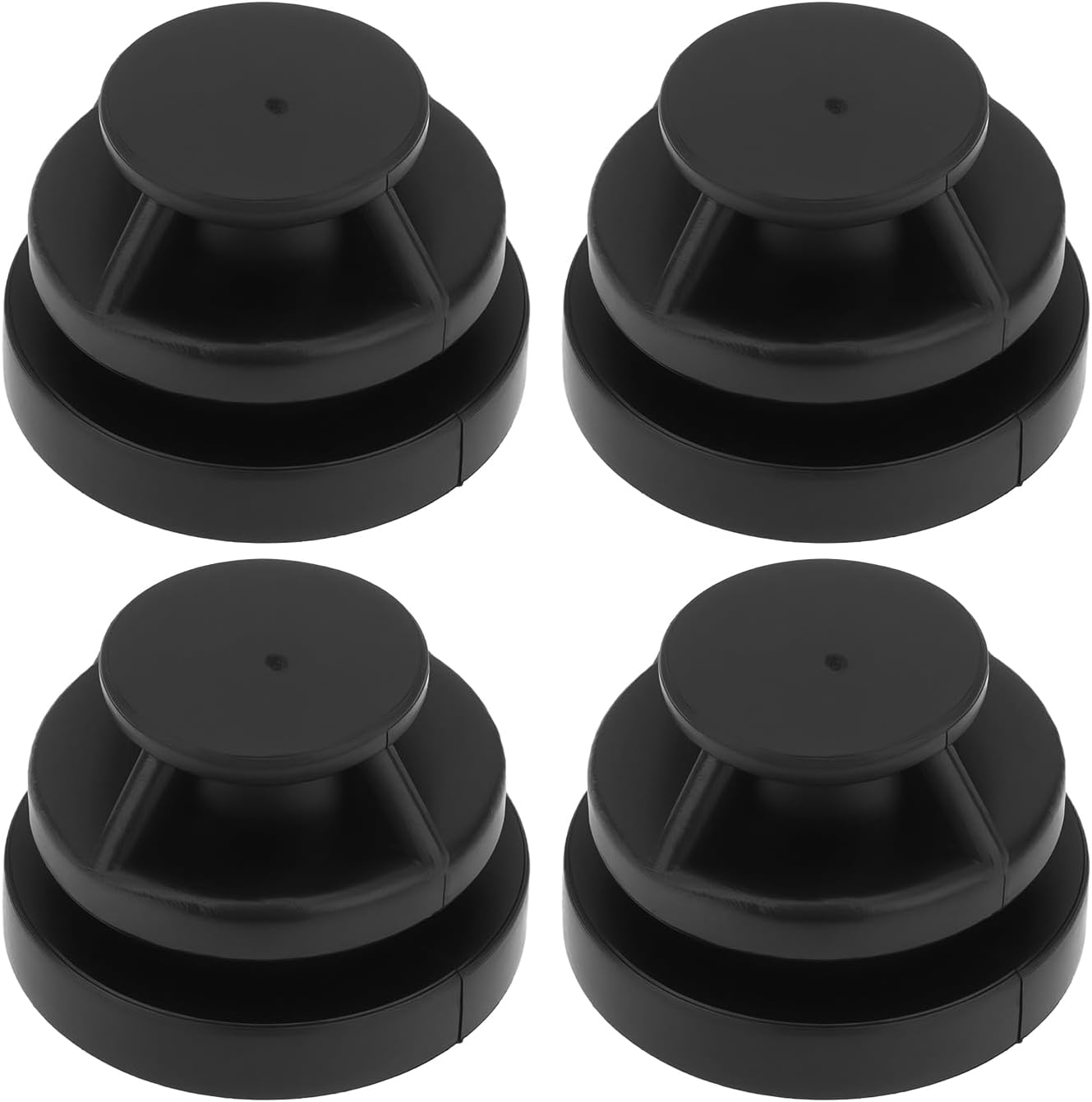 Emsea 4Pcs Car Engine Cover Insulator Rubber Mount Rubber Replacement Part P30110238 Compatible with Mazda 2 3 6 CX-3 CX-4 CX-5 Black image number 1