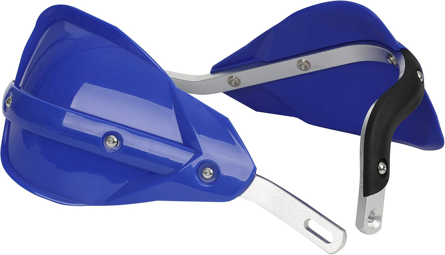 Powermotor Motorcycle Universal Handguards Aluminum Hand Guards Brush Bar for off Road ATV Yamaha Kawasaki Suzuki for Honda Motocross Dirt Bike Enduro -Black- 7/8" 22Mm and 1 1/8" 28Mm (Blue)