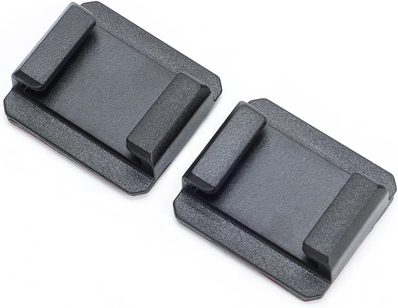 VRIG 2 Packs Plastic Cold Shoe Mount Adapter with Adhesive Stickers, Cold Shoe Bracket Adapter for Camera Cage Flash LED Monitor Cold Shoe Adapter image number 1