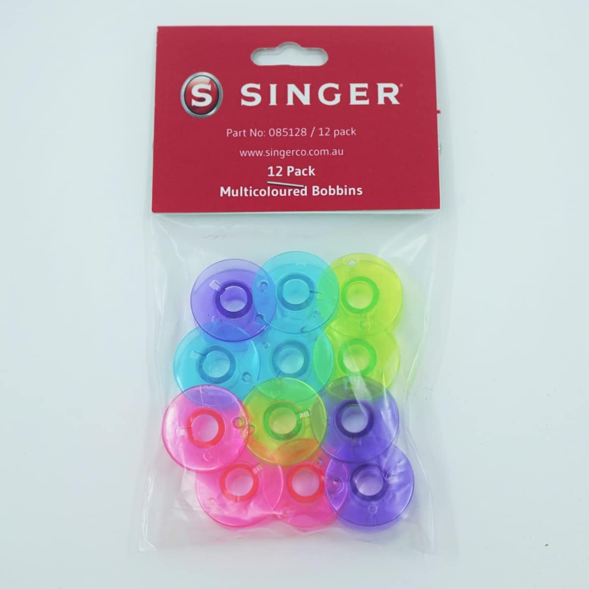 Singer Current Models Bobbins, Clear (Pack of 12)