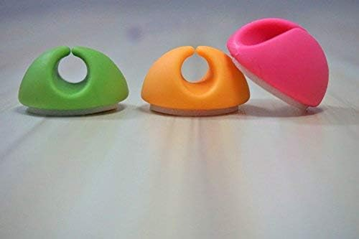 12 X Colorful Cable Holder Organiser Multipurpose Cable Clips Cord Management for TV PC Laptop Home Office image number 2