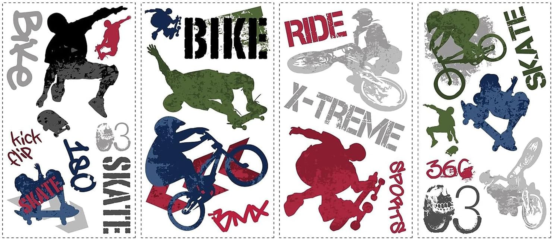 Roommates RMK2490GM Men'S Soccer Champion Peel and Stick Giant Wall Decals image number 4