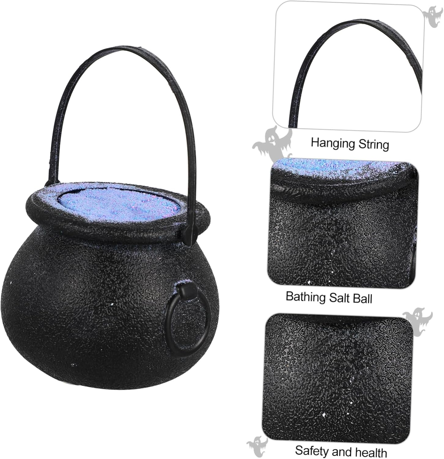 FOMIYES Witch Supply Product Halloween Boy Girl Colour Natural Bath Bead Toy Bubble Ball Decoration Favor Bathroom Cauldron Favour Glitter Steamer Salt Gift Homemade Natural Bathbomb Dust Additive Oil Soap Drop Japanese Tablet Wand Stuff Pumpkin Bathtub Lavender Surprise Adult Spice Gun Pearl Milk Halloween Bathboms Bowl Eyptisn Balloon Blower Bathboms Bathbomb Bucket Homemade Diy Inflatable Work Nourish Giant Net Summer Blaster House Color Bc Liquid Maker Foam image number 3