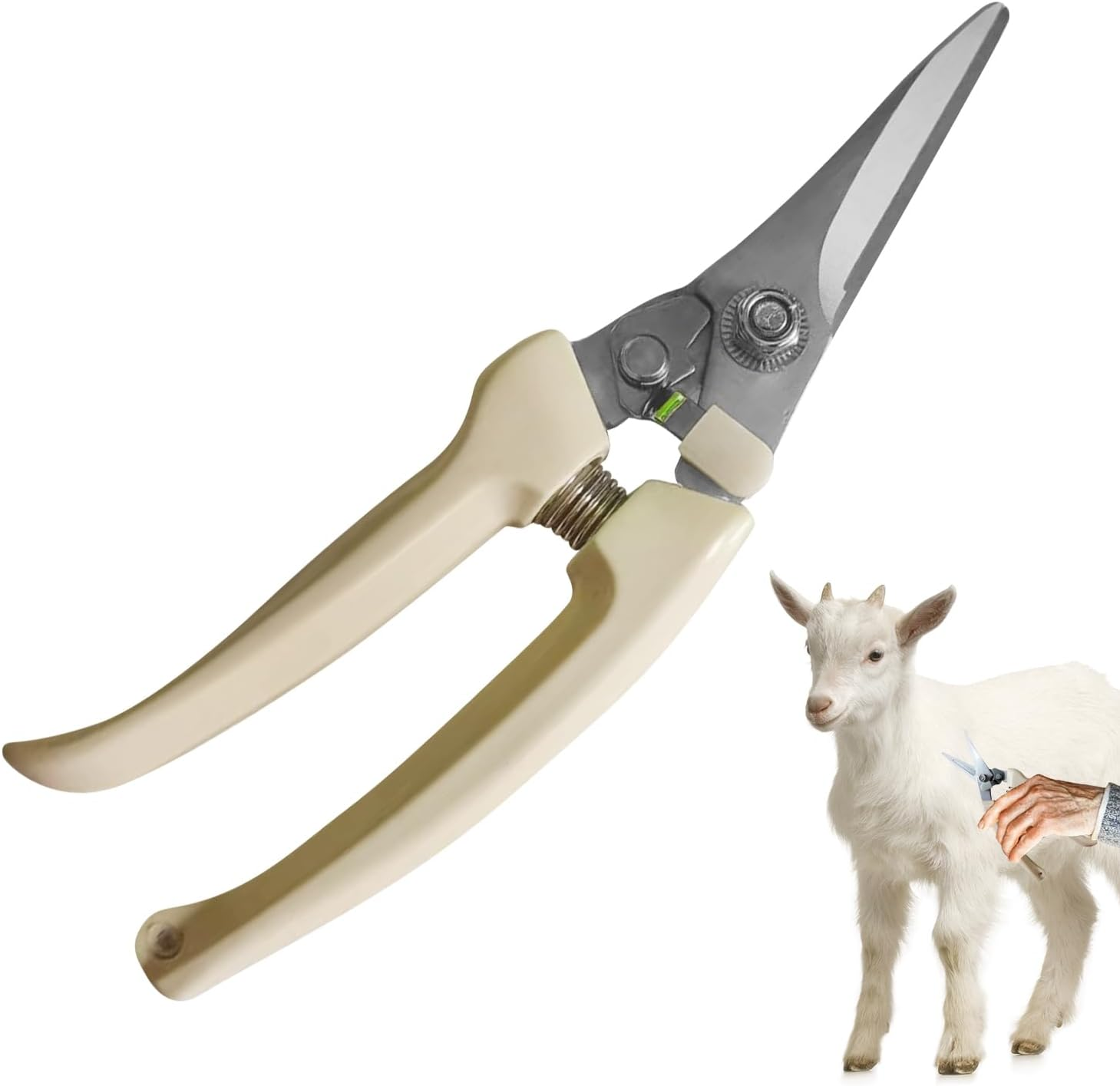 Goat Hooves Trimmer | Stainless Steel Horse Hoof Trimming Tools,Ergonomic Rustproof Shears Clippers for Livestock Trimming Pruning Ranch Farm Lamb Alpaca image number 5