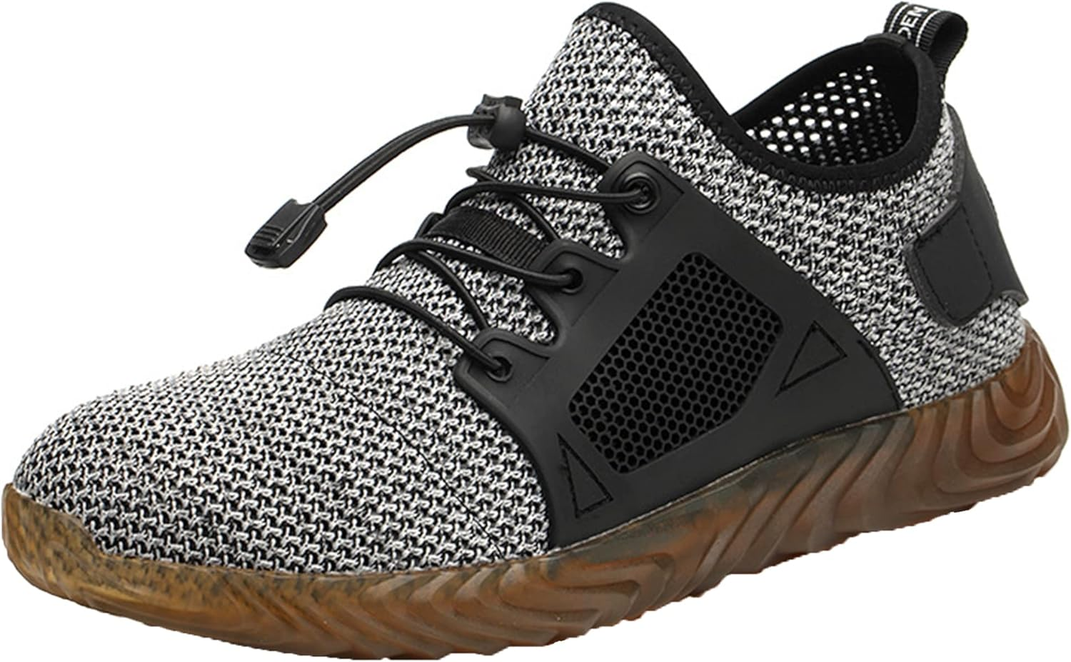 Mens Safety Shoes Steel Toe Cap Trainers Breathable anti Slip Industrial Sneakers Lightweight Work Footwear