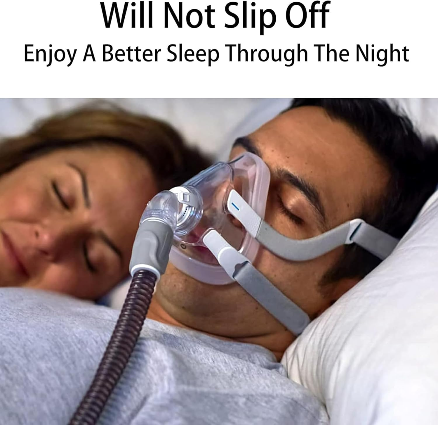 Charlux Headgear Replacement Straps for Resmed Airfit/Airtouchf20 Medium Size, Ultra-Soft Nylon, Full Face, 2 Pack image number 3