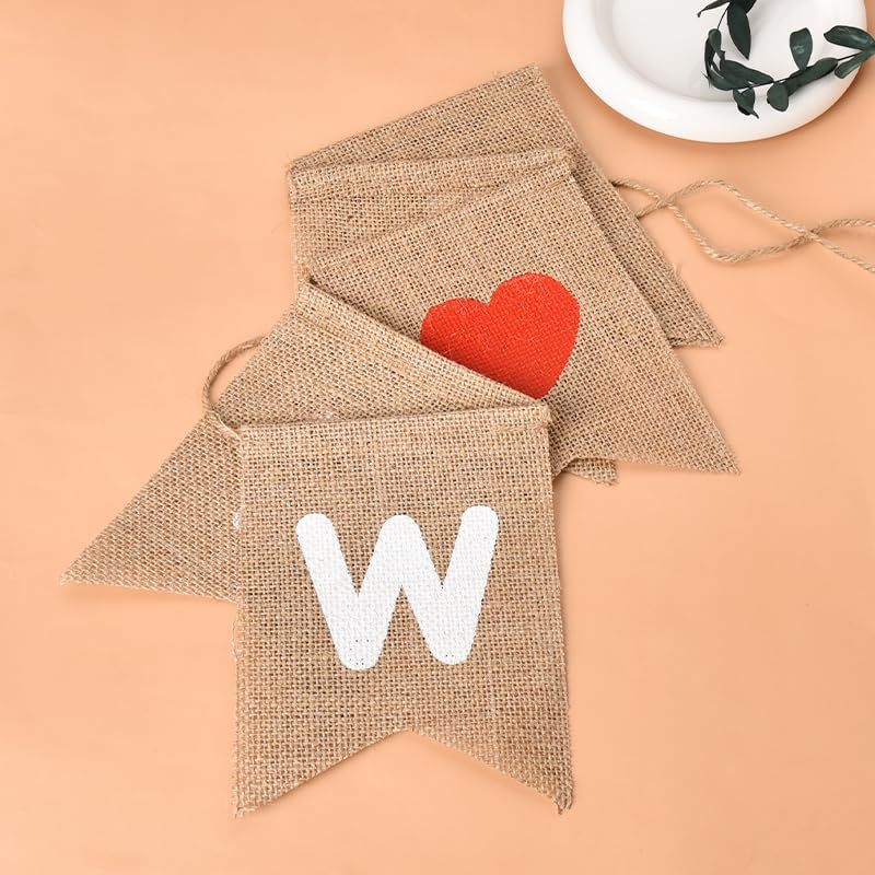 Fathers Day Decorations for Party Banner for Dad Birthday Party Decor for Men Dadddy Dads Sign Banner Burlap We Love Dad Banners Party Decoration for Home Office Outdoor Indoor image number 3