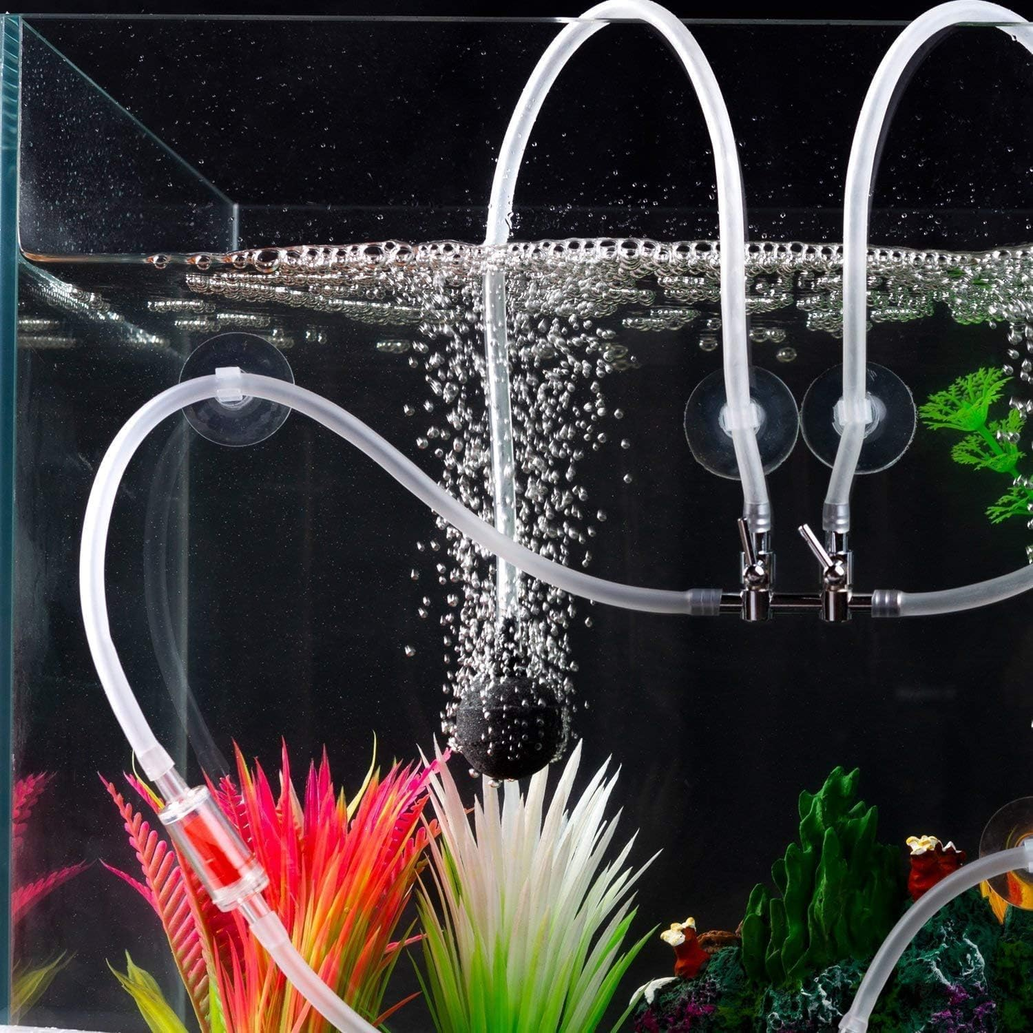 Fish Tank Airline Tubing Clear Suction Cup Clips, 30Pcs Aquarium Suction Cup Clip Clear Airline Tube Holders Clamps Fish Tank Hose Holder Clips,Fish Tank Cup Airline Holder Air Pump Clip image number 6