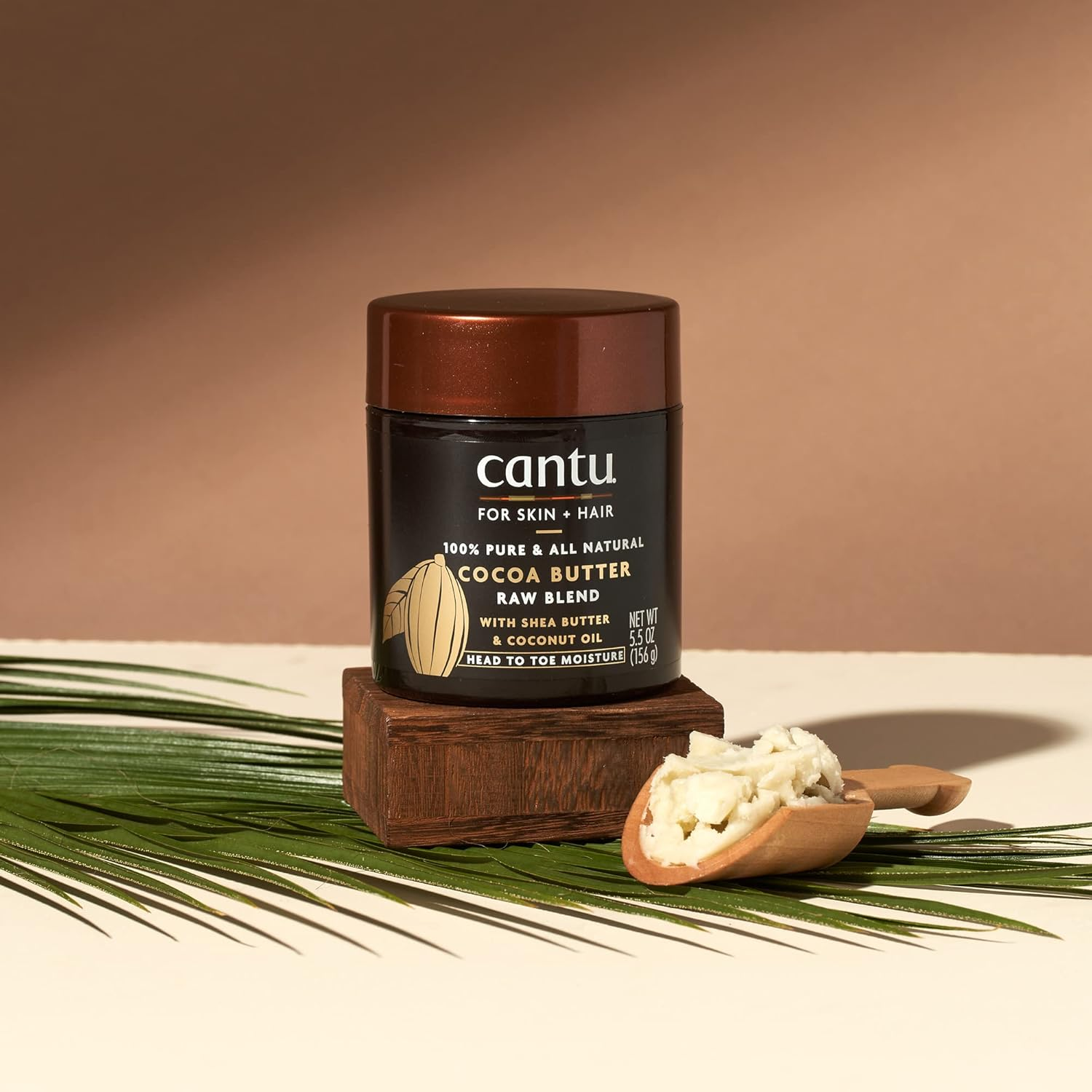 Cantu Pure Cocoa Butter Shea Coconut Oil Body Butter 156 G image number 6