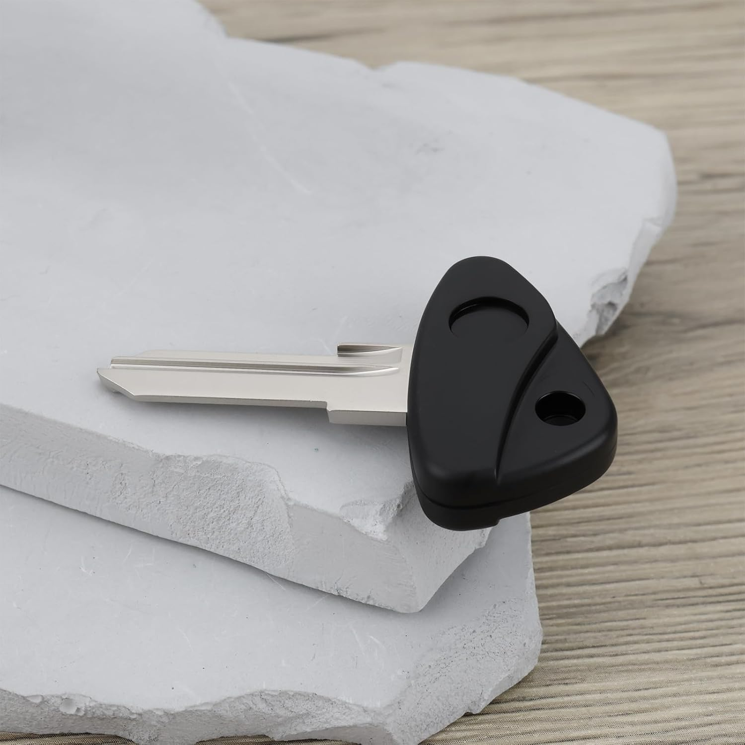 YINETTECH Blank Uncut Key Blade Right Groove Motorcycle Key Replacement Compatible with BMW R1100RT R1150GS R1150R R1200C image number 2