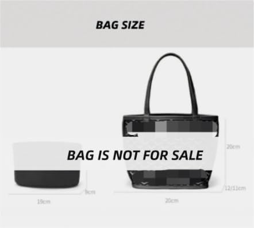 Xoppia Bag Organizer Compatible with Goyard Anjou Mini Bag. Felt Insert Liner for Women Handbag. (Black, Style B) image number 2