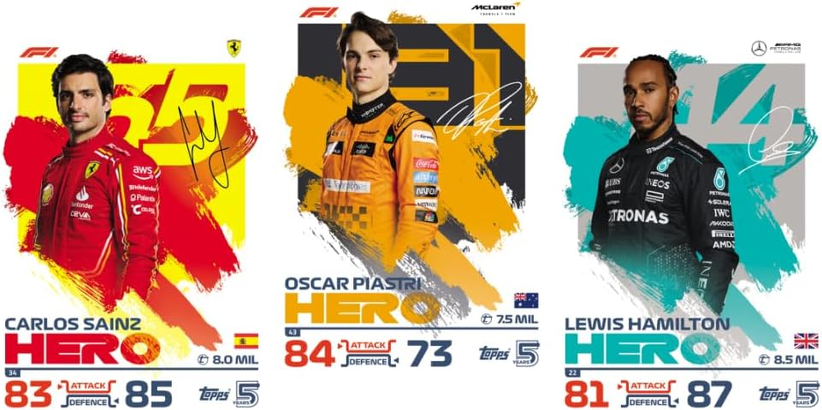 F1 Turbo Attax 2024 Trading and Collectible Card Game Eco Pack