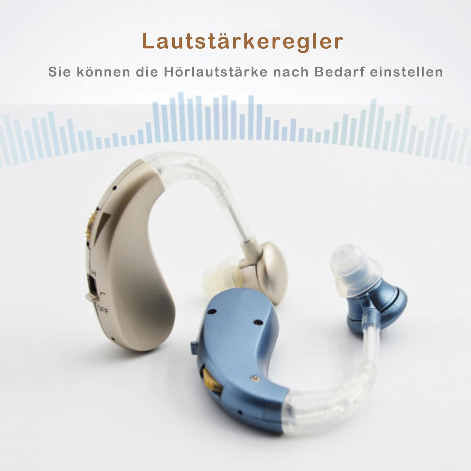 Keautfair Wireless Headphones Portable Headphones Rechargeable Gift for Elderly People (Gold) image number 2