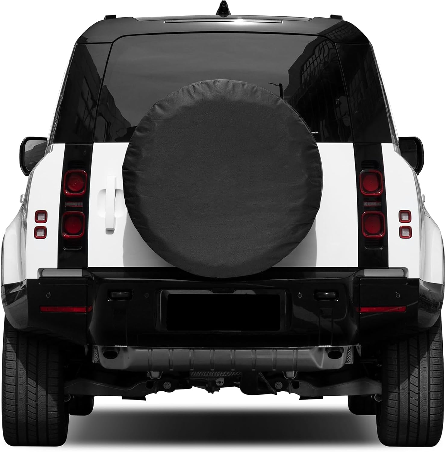 Spare Tire Cover Compatible with 2020-2025 Land Rover Defender 90 110 130, Polyester Spare Tyre Wheel Protector Exterior Accessories image number 2