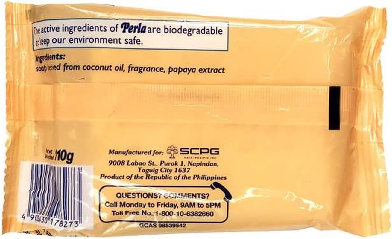 PERLA Papaya Laundry Soap by P&G (2 X 115G Extra Large Bars) SEALED image number 1