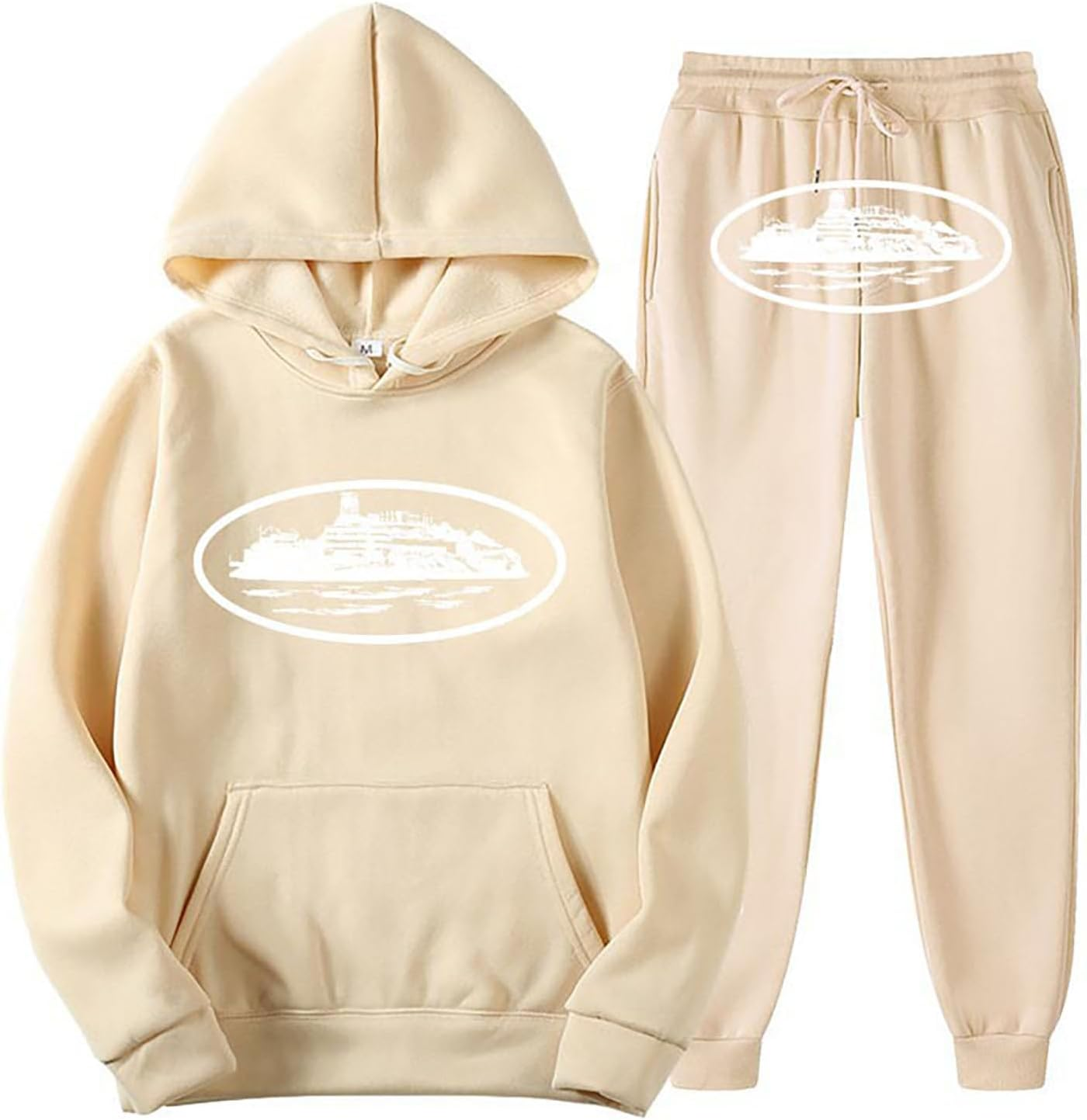 Tracksuit Hoodies and Track Pants Set Men'S Sports Tracksuits with Hood and Pockets Tracksuit Set Women Leisure Jogging Mens Tracksuit Set