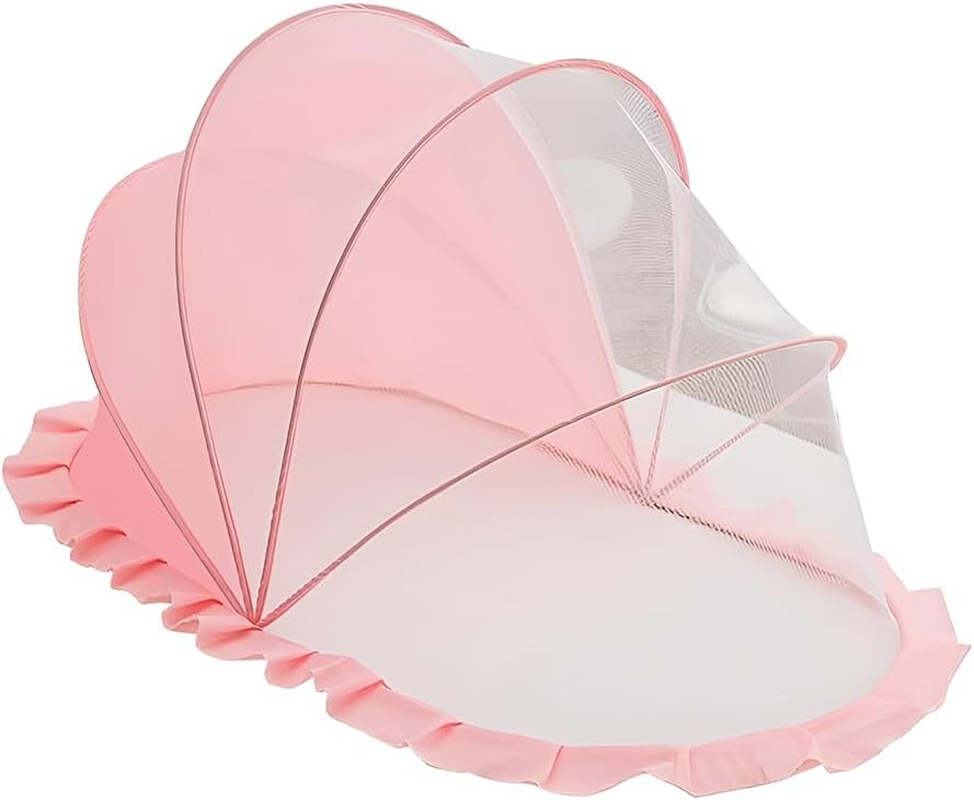 Baby Mosquito Net, Portable up Mosquito Net, anti Mosquito Bed Canopy, Foldable Travel Mosquito Net Bed Tents, Mosquito Net Suitable for Home, Camping and Hiking (128 * 65 * 60 CM, Green)