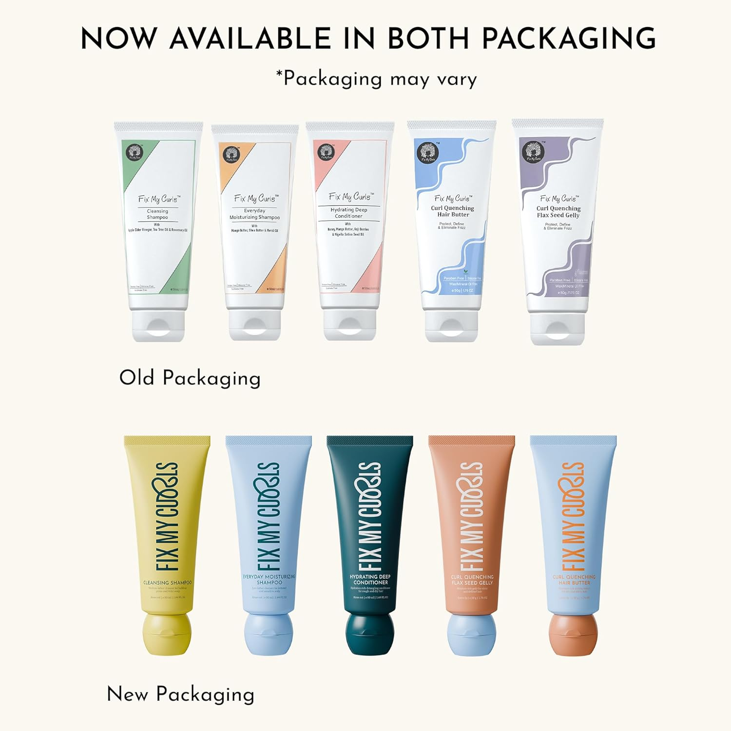 Fix My Curls 5 Steps Moisture Bundle with Cleansing Shampoo, Everyday Moisturizing Shampoo, Flax Seed Gelly and Hair Butter for Curly and Wavy Low Porosity 3A to 4A Curls 50 G Each image number 4