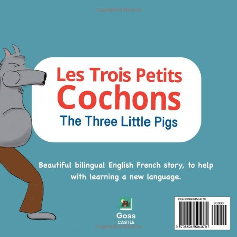 The Three Little Pigs - Les Trois Petits Cochons: English French Bilingual Book: Bilingual Children'S Book for French Language Learning image number 1
