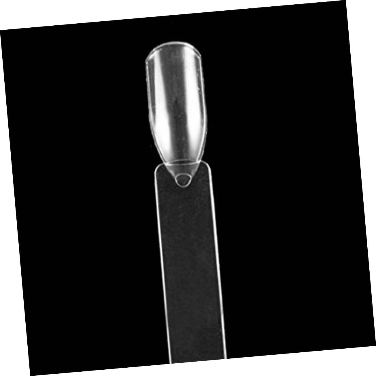 DEARMAMY 50Pcs Nail Display Boards False Nail Art Tips Sticks Polish Plate Practice Templates