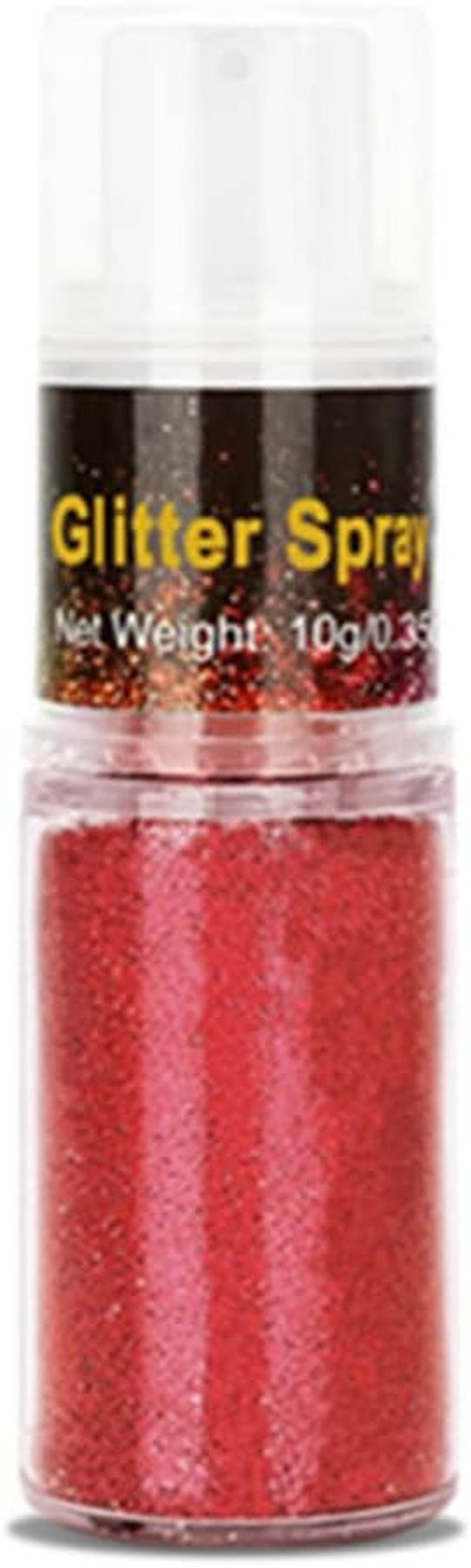 Go Ho UV Orange Hair and Body Glitter Spray, Festival UV Effect Glitter Powder Makeup for Hair/Body/Clothes,Dry Powder Spray Loose Sparkle Makeup,10G