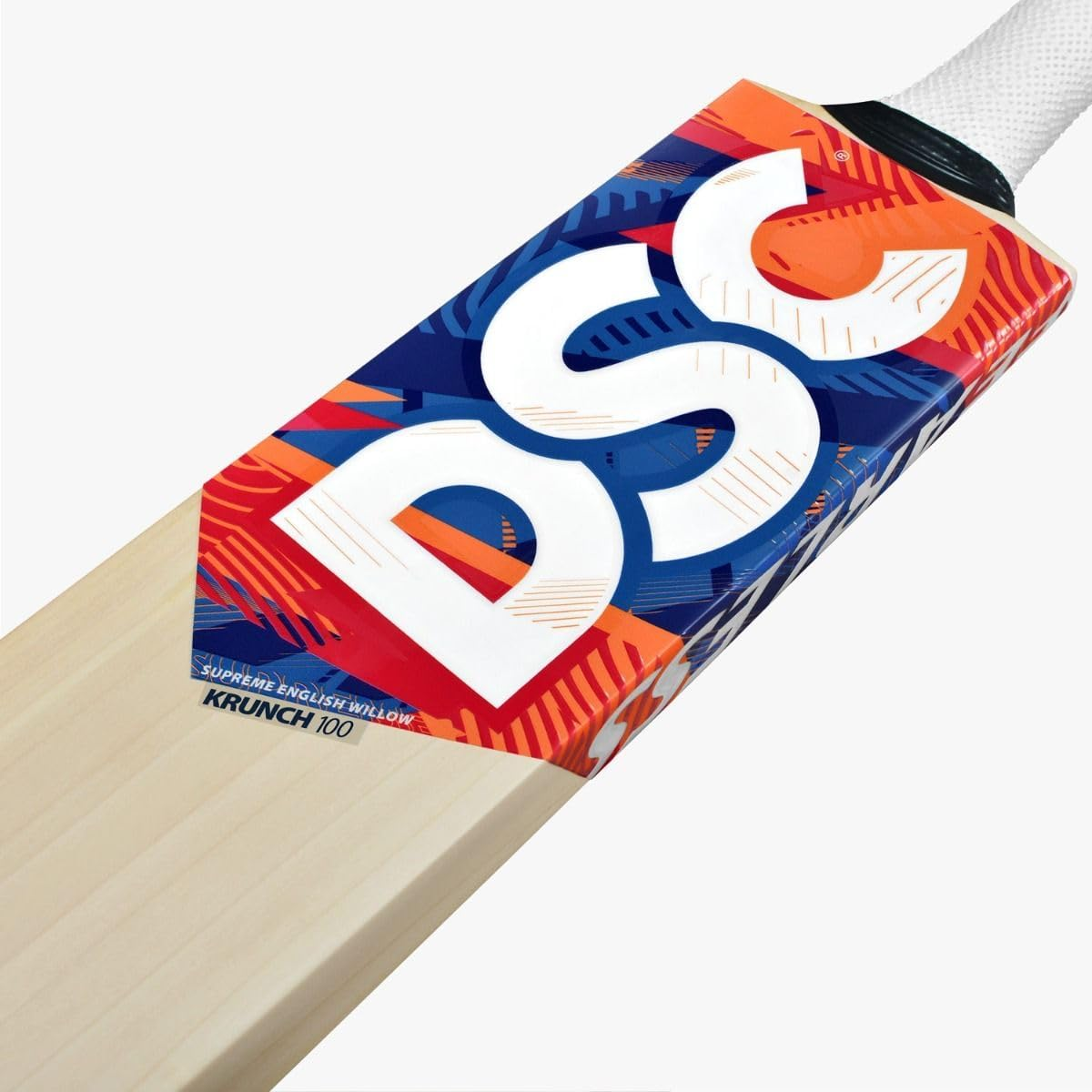 DSC Krunch 100 English Willow Cricket Bat for Mens, Short Handles image number 3